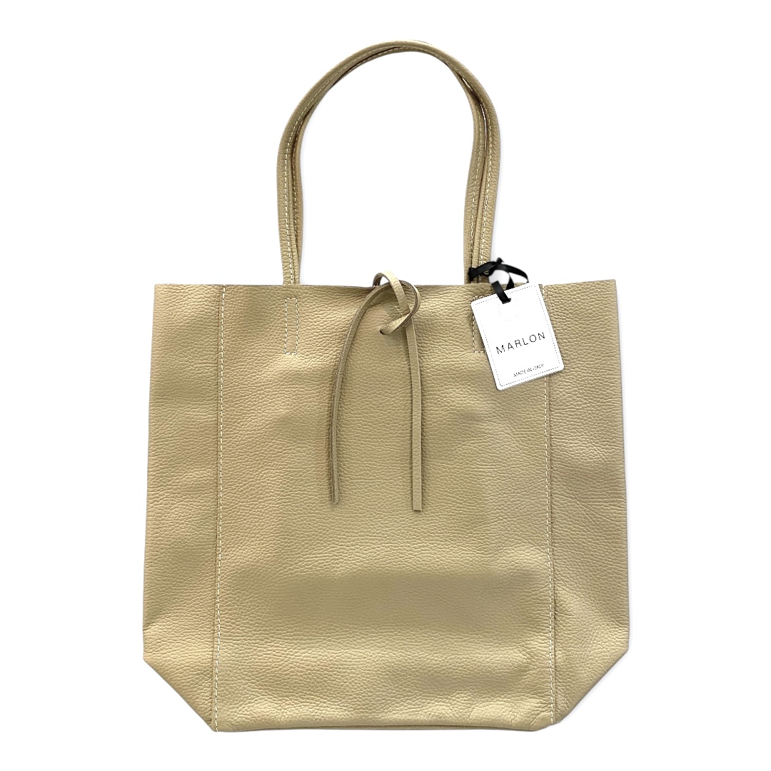 MARLON FIRENZE（マーロンフィレンツェ）DOLLARO BS0001 BORSA SHOPPER BIG / Beige Scuro 1 -D05